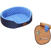 Merkloos Hundebett und Katzenbett – Waschbar – Rund
