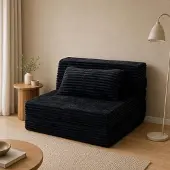 Merkloos Ausziehbares Schlafsofa mit Kissen und Matratze