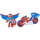 Iron Man and His Awesome Friends Marvel Iron Man Marvel Captain America Sam Wilson Super Bike, 3 Jahr(e)
