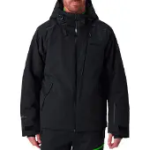 Spyder Leader Herren Skijacke mit abnehmbarer Kapuze schwarz XL