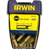 Irwin Flachbit-Satz 25 mm, 1/4 Zoll (10 Stück)