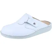Finn Comfort Venedig Herren Damen Clog weiss Glattleder - Größe: 41
