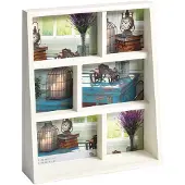 Walther design Rustic 3x10x15 3x10x10 Wood Block Frame white SM666W
