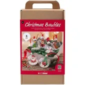 Creotime DIY Set Weihnachtskugeln Perlen