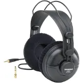 Samson SR950 Professioneller Studiokopfhörer, schwarz, Medium