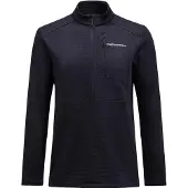 Peak Performance Herren Sweatshirt M Trail Polartec Half Zip-BLACK