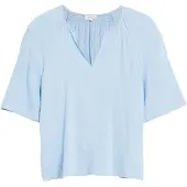 s.Oliver Gecrêpte Bluse aus Viskosemix