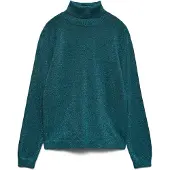 Vero Moda Vmhappyglitter Ls Rollnk Pullover Boo Lx