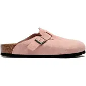 Birkenstock Boston Suede Leather Holzschuhe