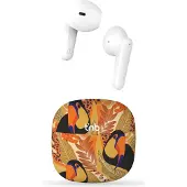 TNB Kabellose Ohrhörer – T'nb – Exklusiv – TOUCAN – Inklusive Ladecase – Bluetooth – 12 Stunden Akkulaufzeit – Gelb/Orange