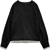 Vero Moda Strickpullover "VMAQUARIUS LS V-NECK RAGLAN PULLOVER BF"