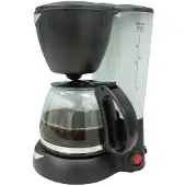 HTC 082970-62 Filterkaffeemaschine, Kunststoffgehäuse, Glaskanne, 6 Tassen