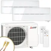 Mitsubishi Multisplit Klimaanlage | MSZ-LN | 2x3,5 kW | Natural White | Quick-Connect