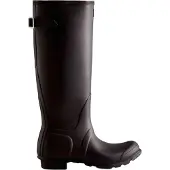 Hunter Damen Schwarz Original Gummistiefel mit verstellbarem Riemen-UK 5