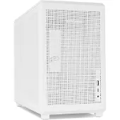 Nox Xtreme Hummer REFRESH, Mini Tower, PC, Weiß, ITX, micro ATX, SPCC, Stahl, Metall, Netz, 16 cm