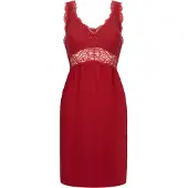 Hunkemoller Slipdress Nora Lace Rot