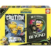 Educa Minions Puzzle 2x500 Stücke Gelb Kinder Gelb One Size