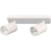 Vito Lugo-2 Decken-Aufbauspot 2x GU10 schwenkbar 70x250mm Weiß