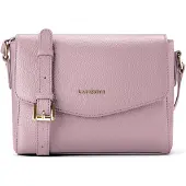 Lazarotti Umhängetasche "Bologna Leather Crossbody Umhängetasche Leder 22 cm"