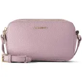 Lazarotti Umhängetasche "Bologna Leather Umhängetasche Camera-Bag Leder Double-Zip 18 cm"