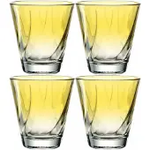 Leonardo Tumbler Twist Gelb 215 ml (4er-Set)