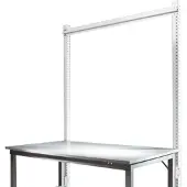 Manuflex Aufbauportal, Grundtisch SPEZIAL Arbeitstisch-/Werkbanksystem UNIVERSAL/PROFI, 1500 mm, lichtgrau