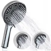 Forb SHOCK Duschkopf 3 Funktionen Anti-Kalk Chrom