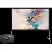 BenQ GP520 + Elite Screens Yard Master 2 110 Zoll