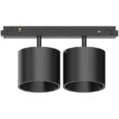 Ideal Lux Faretto Ego Spot, 20W, warmweißes Licht (3000K), Schwarz,