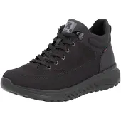 Rieker Sneaker , Herren, Gr. 42, Textil, schwarz, Leder, Lederimitat, Textil, Schuhe Sneaker, Freizeitschuh, Outdoorschuh, Schnürboots mit TEX-Membran