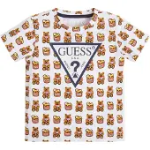 GUESS T-Shirt H1YT00 K6YW1 Weiß Regular Fit 74