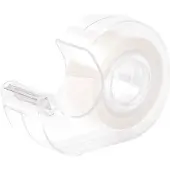 Deli Klebeband inkl. Abroller 18mmx6m doppelseitig weiß