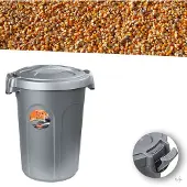 Stefanplast Zolux Lebensmittelbehälter Jerry 23 l 37x32x46 cm graue Farbe