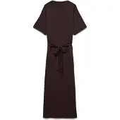 Vero Moda Hali Kurzarm Langes Kleid