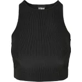 Urban Classics Crop Top ärmelloses T-shirt
