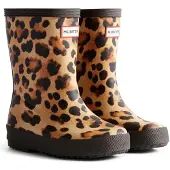 Hunter Regenstiefel Unisex Leopard Braun Gummi