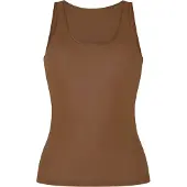 Hunkemoller Damen Singlet Basic Braun