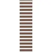 vidaXL Doppelrollo Braun 60x200 cm Stoffbreite 55,9 cm Polyester