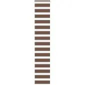 vidaXL Doppelrollo Braun 50x200 cm Stoffbreite 45,9 cm Polyester