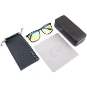 Gunnar Hayward Onyx Computerbrille mit bernsteinfarbenen Gläsern