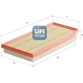 Ufi Luftfilter 30.G01.00
