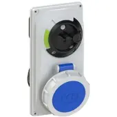 Pce 60142-9 CEE-Steckdose abschaltbar kompakt 16A 4p 9h IP66/IP67 601429