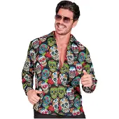 Widmann DIA DE LOS MUERTOS PARTY FASHION HEMD (Hemd), L/XL