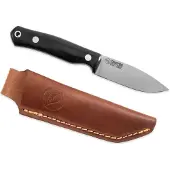 Casström No. 8 SFK Flat 12820, Black Micarta, Bushcraft Messer