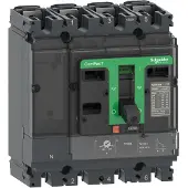 Schneider Electric Electric C10H4TM063 Kompaktleistungsschalter ComPacT NSX100H mit TM63D 4P4D 44-63A, 70kA/415V AC
