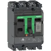 Schneider Electric Electric C10V3TM100 Kompaktleistungsschalter ComPacT NSX100HB1 mit TM100D 3P3D 100 A, 75kA/690V AC