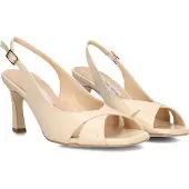 Stefano lauran Damen Absätze 6716 - Beige - Größe 37