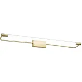 FABAS LUCE LED-Wandleuchte Rapallo, messing, IP44, 60 cm Rapallo, messing / gold, für Flurbereich, Metall, Modern, Wandleuchte, Wandlampe Innen