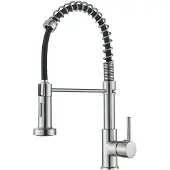 Sonstiges Küchenarmatur Gebürstetes Nickel 360° Schwenkbar 2 Wassersprühmodi Hochdruck Edelstahl