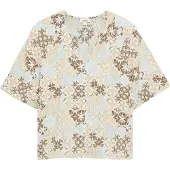 s.Oliver Gecrêpte Bluse aus Viskosemix